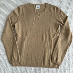 Allude Beige Cashmere Sweater Size L